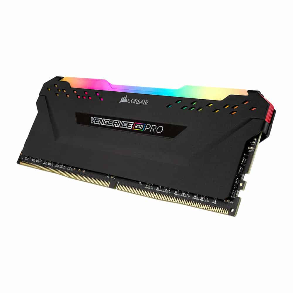 (image for) Corsair Vengeance RGB PRO Black 16GB 3600MHz AMD Ryzen Tuned DDR4 Memory Kit